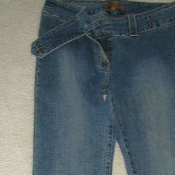 AB 2502 Arden B (Size 10 Long) Distress Spandex   Denim (Palazzo Leg) - Picture 16 of 16